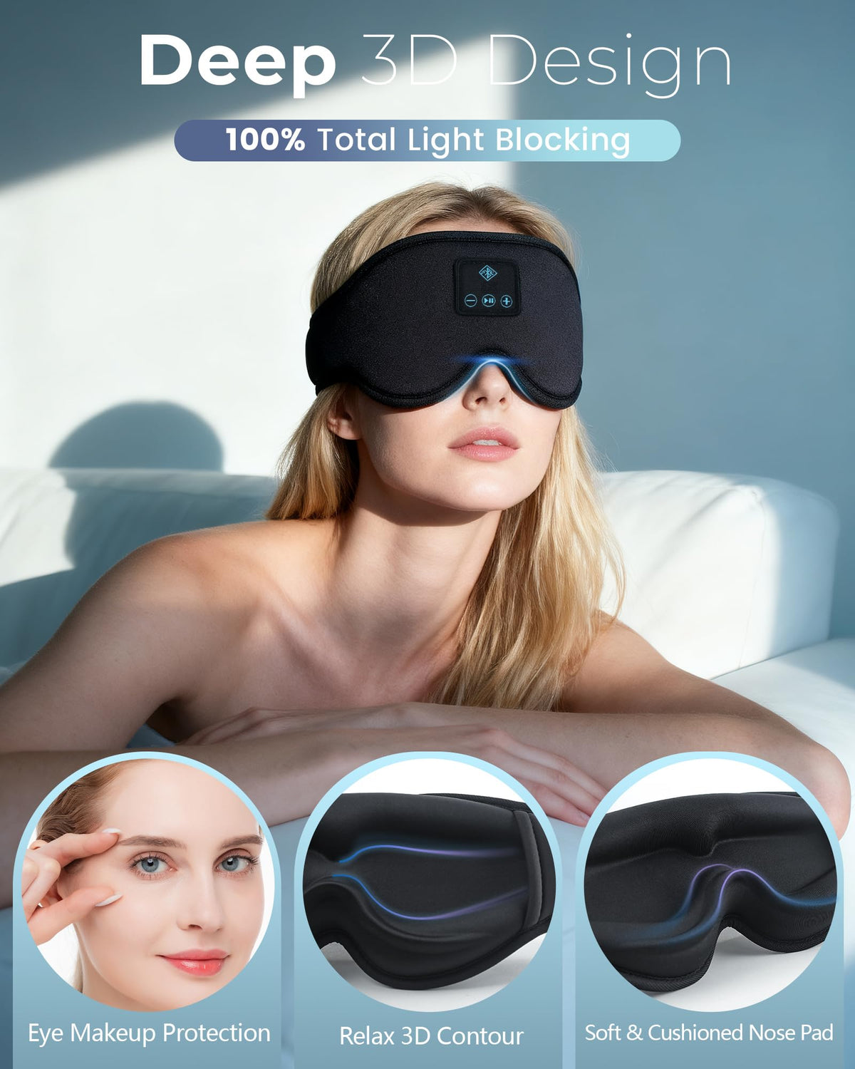 Bluetooth Sleep Mask Headphones R30487