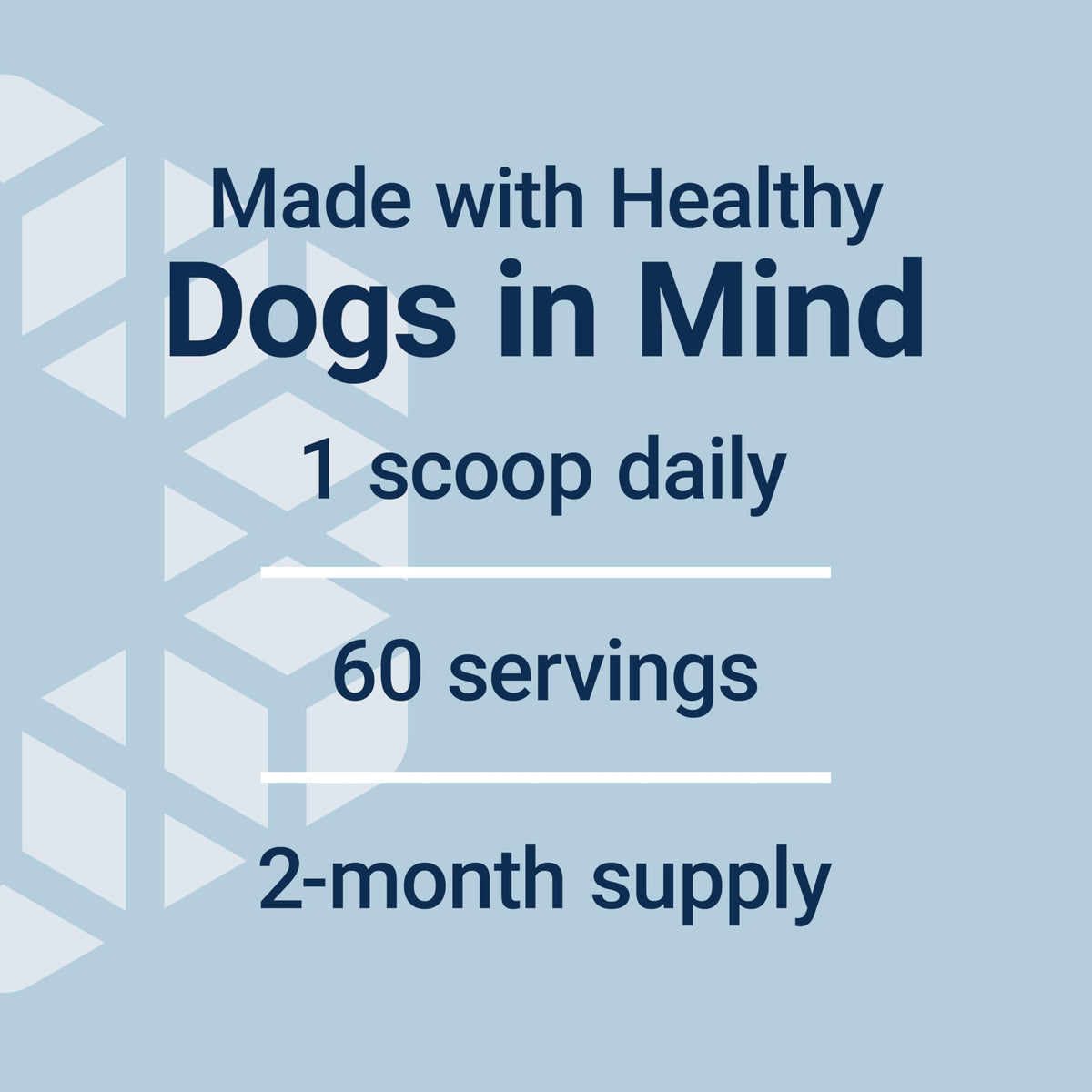 Dog Vitamins and Supplements 60 Servings W8254
