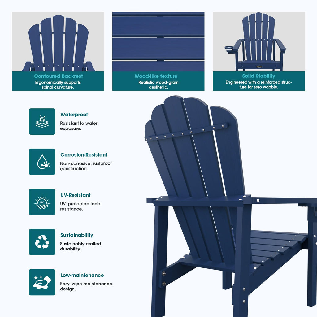 Stackable Adirondack Chair Set of 4 N59245