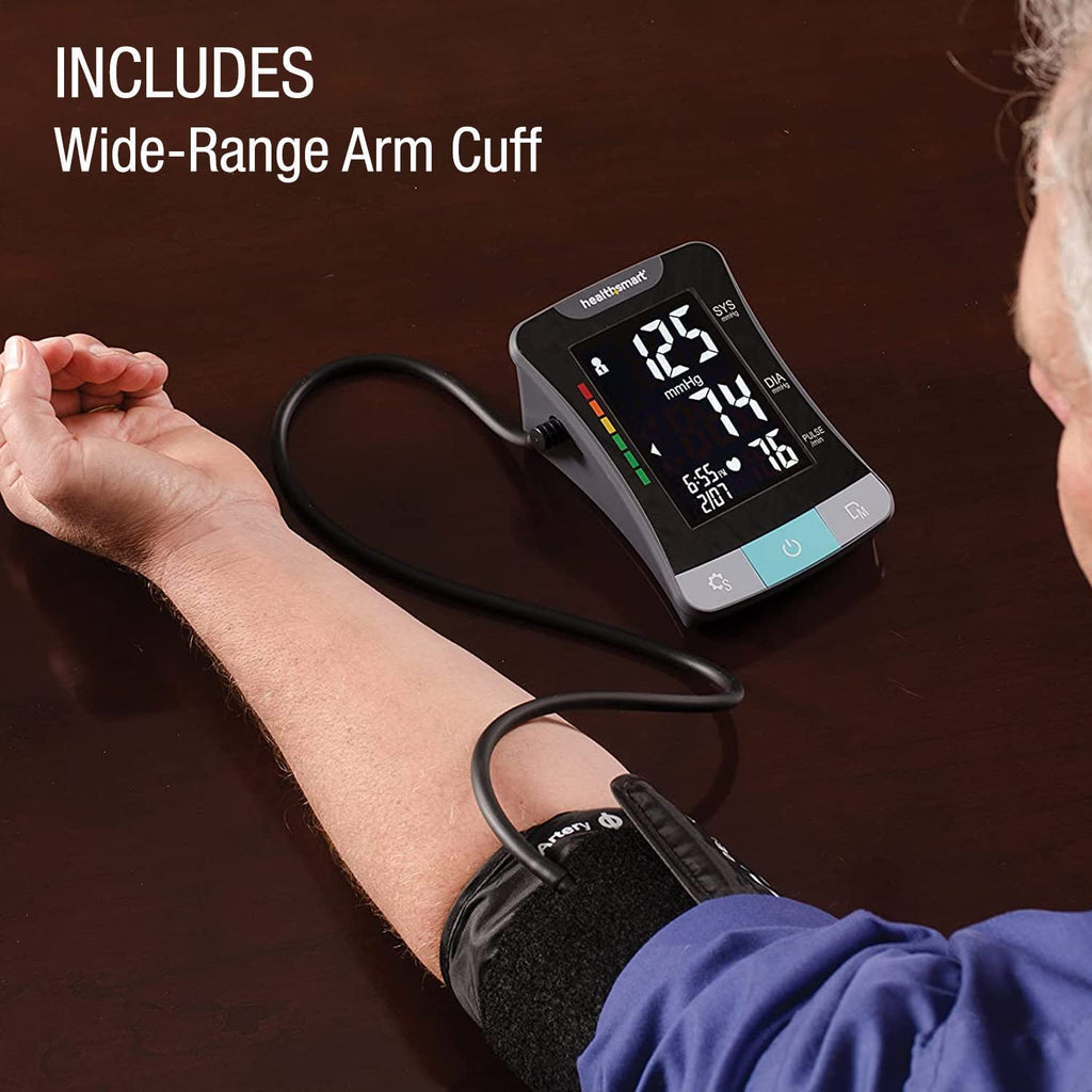 Digital Blood Pressure Monitor with Automatic Upper Arm Cuff C889804
