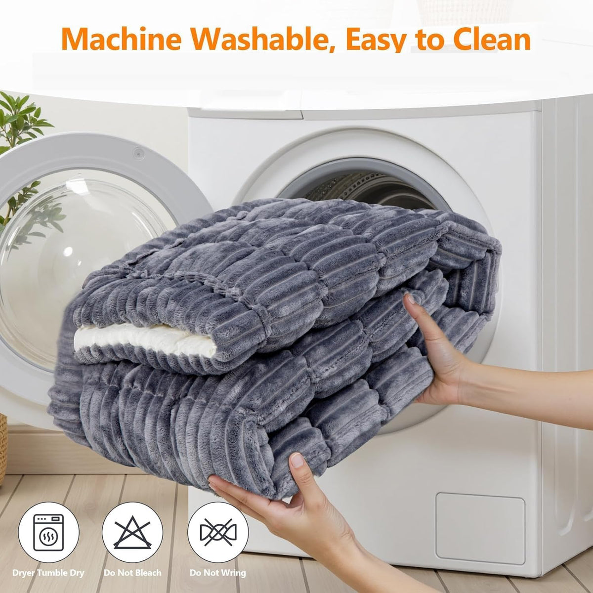 Non-Slip Machine Washable Dog Bed 51" x 23.5" B399512