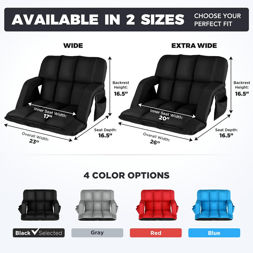 4.7" Padded Bleacher Seats with Back Support P828