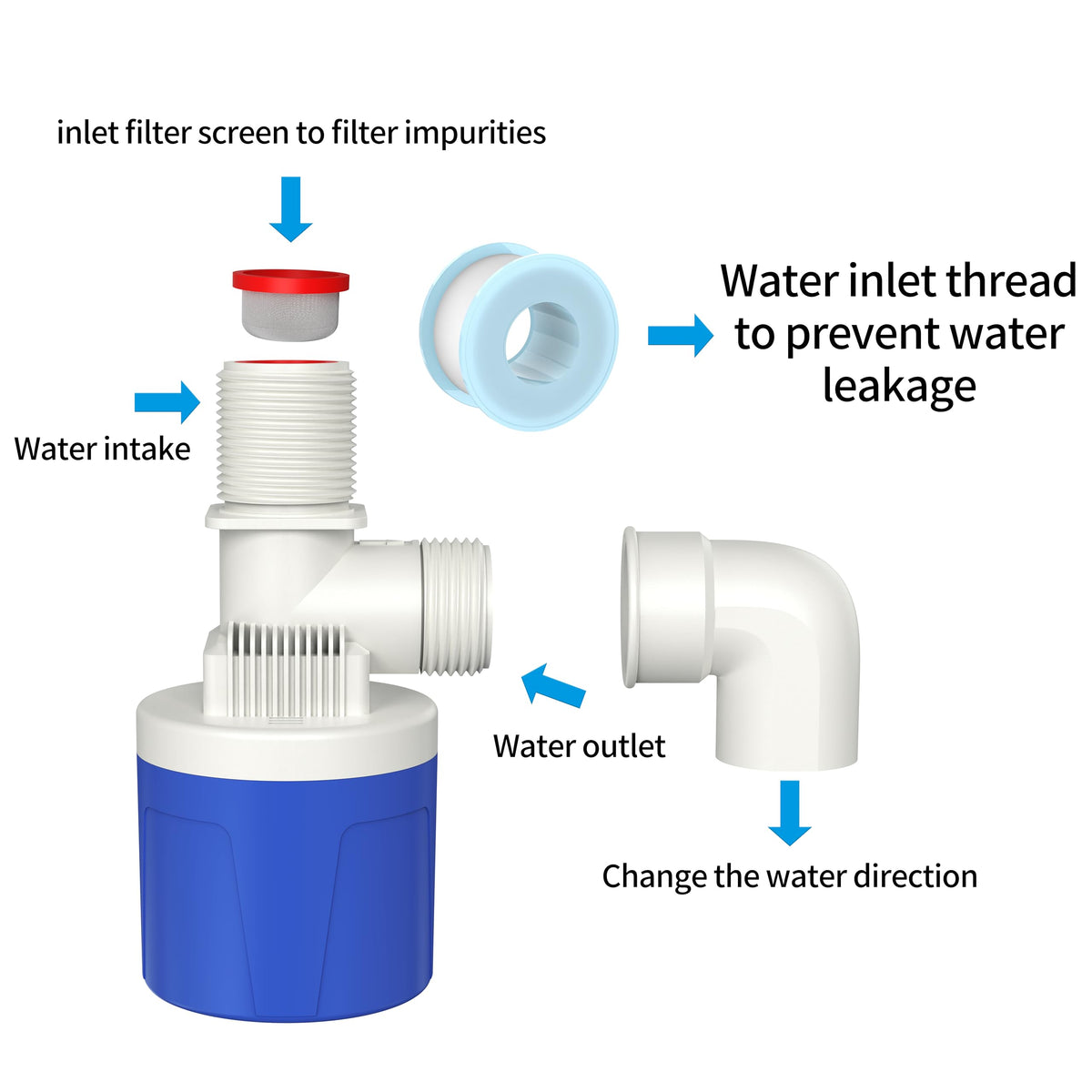 Automatic Water Level Control Valve Inside Type S638