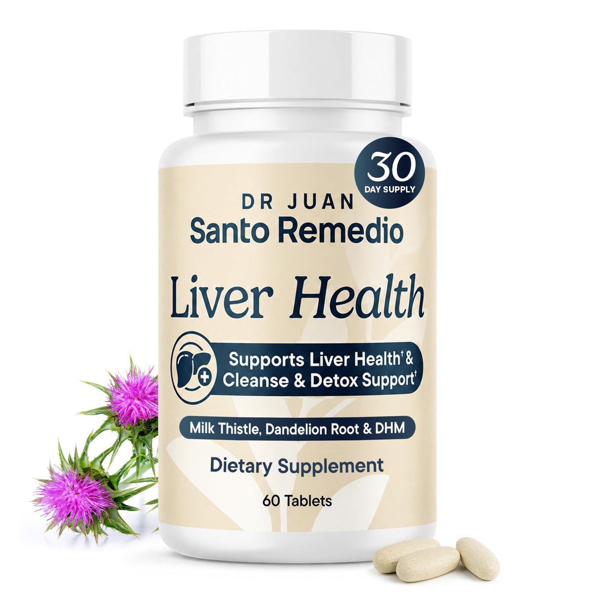Liver Support Supplement 30 Capsules B348903
