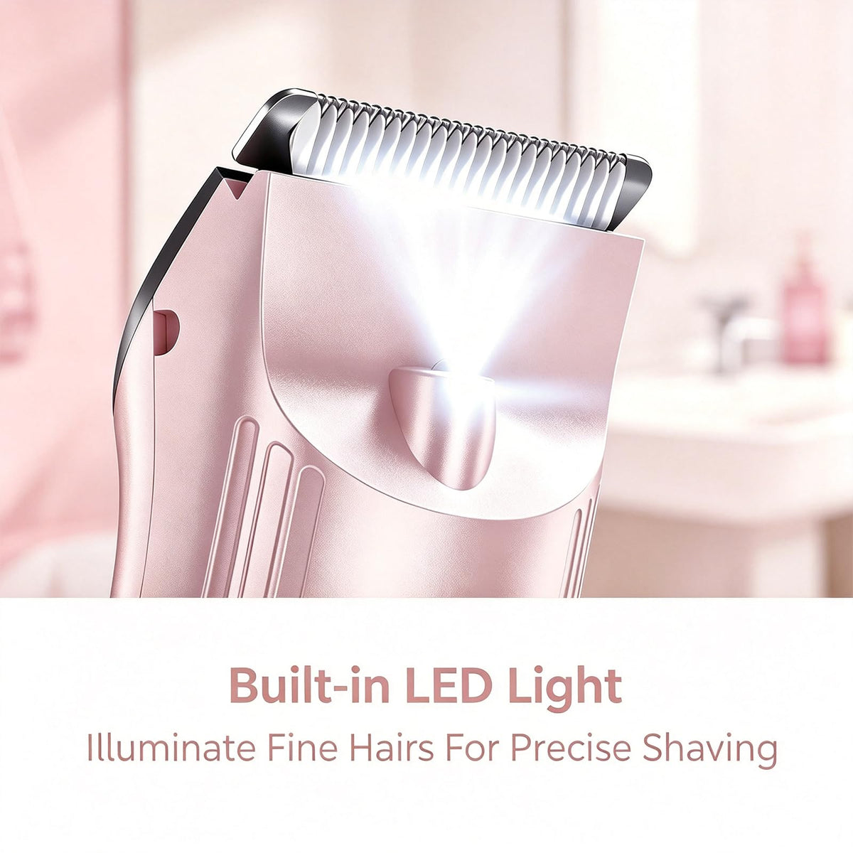 Waterproof Rechargeable Electric Razor with 2 Heads E121507