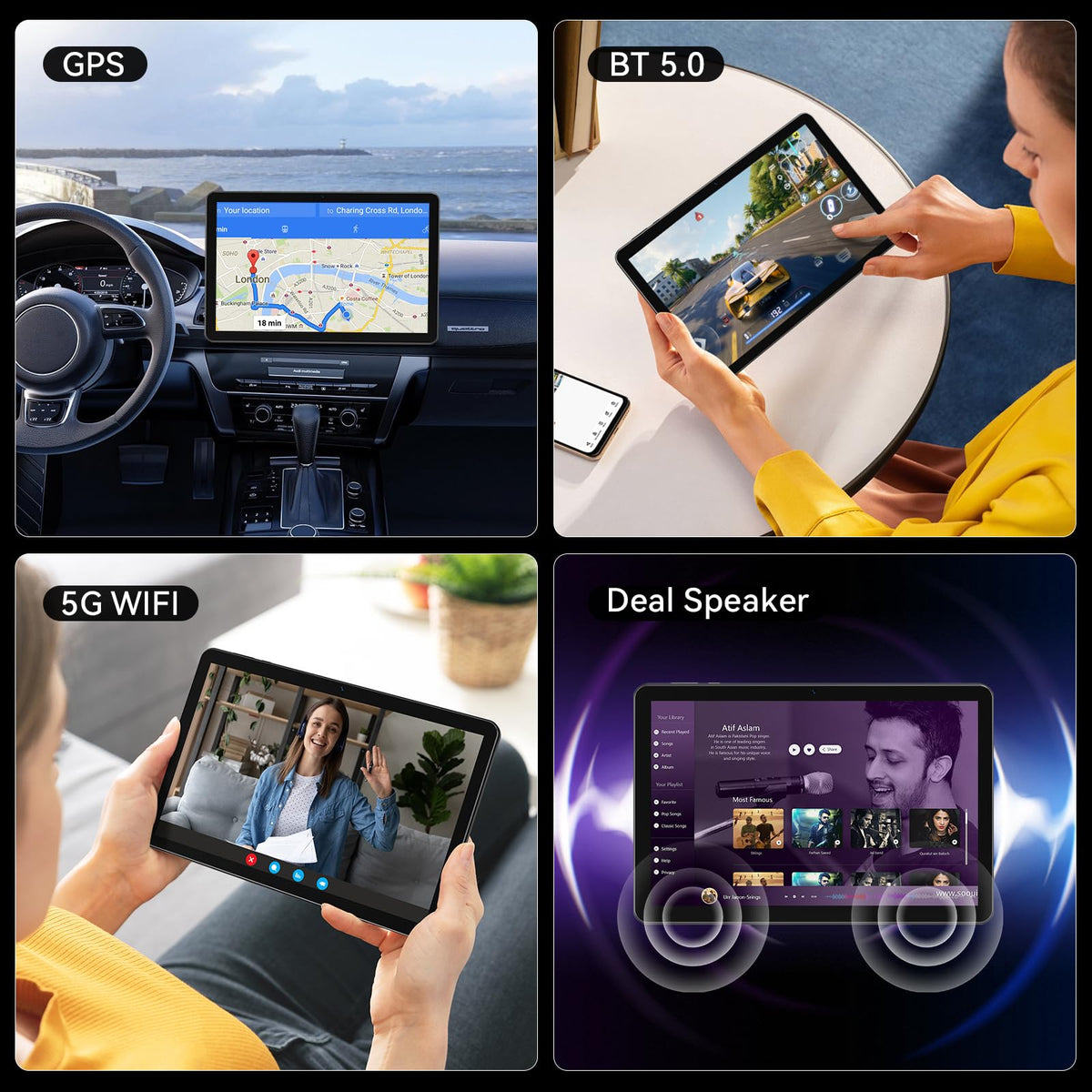 10.1 inch Android 15 Tablet Octa-Core 16GB RAM 64GB ROM J179422