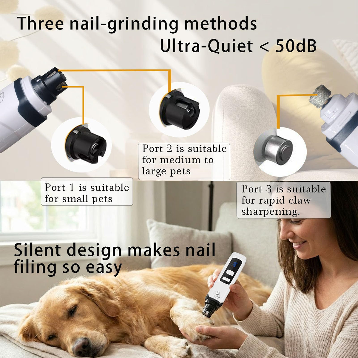 Dog Nail Clippers and Nail Grinder Set M1235