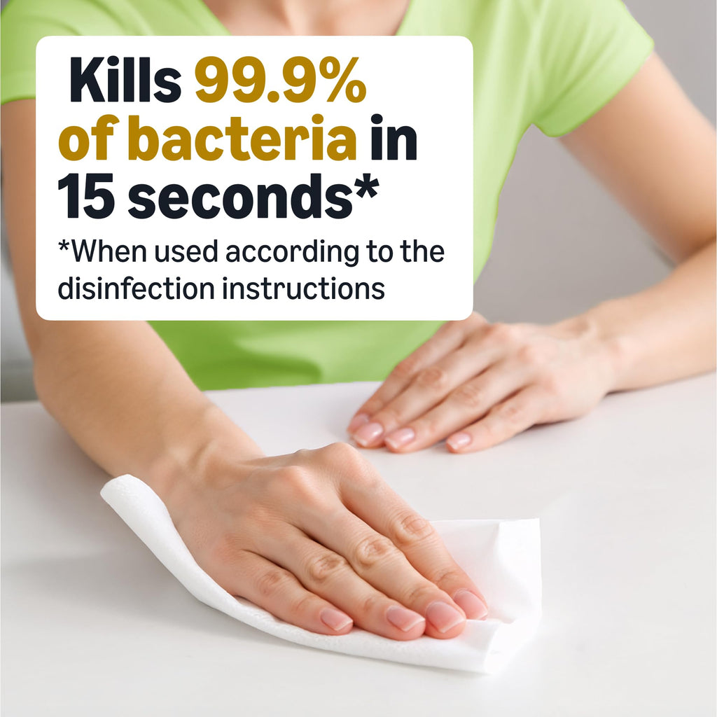 Lemon & Fresh Scent Disinfecting Wipes 255 Count V8222