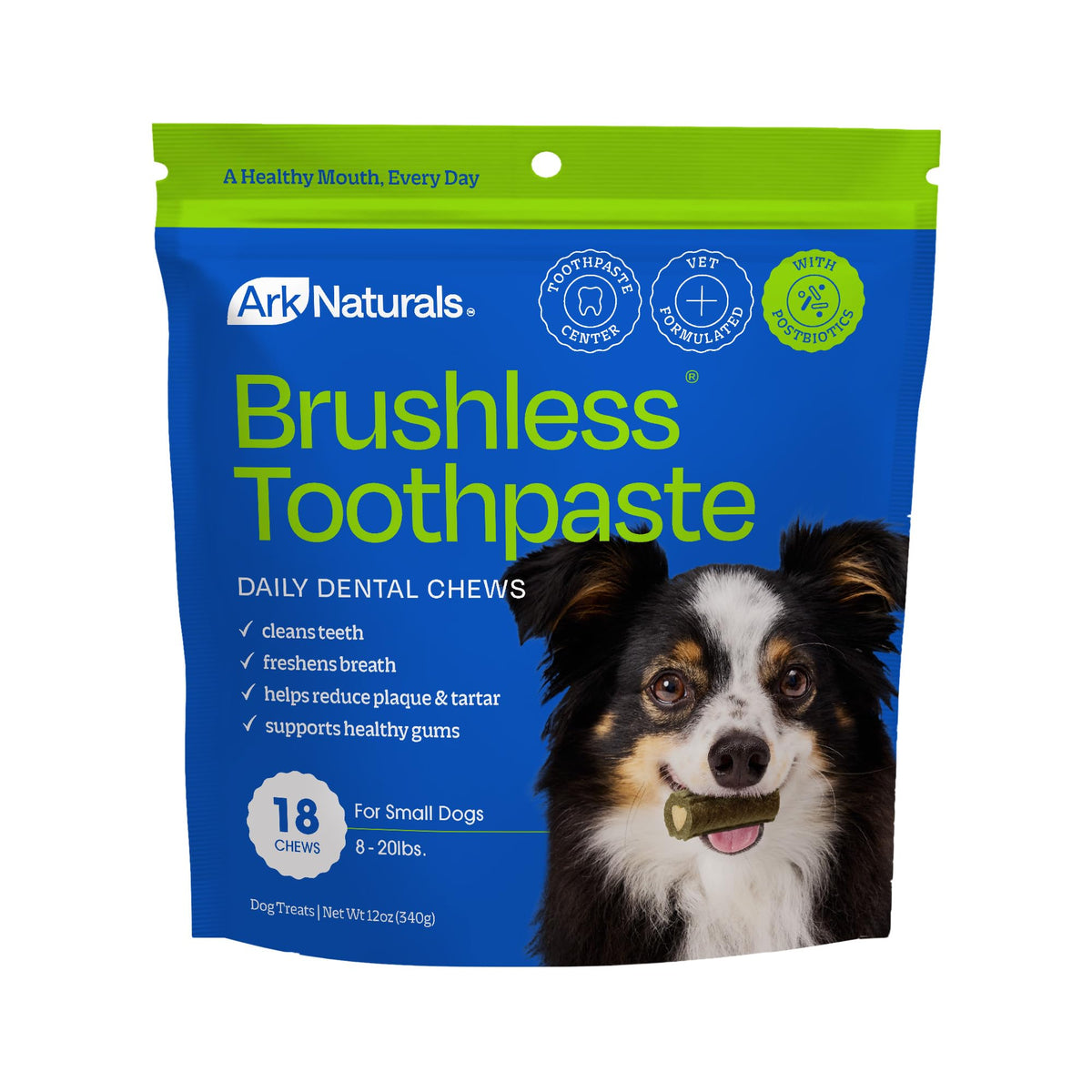 Brushless Toothpaste Dog Dental Treats Small Breeds 18 ct C891580