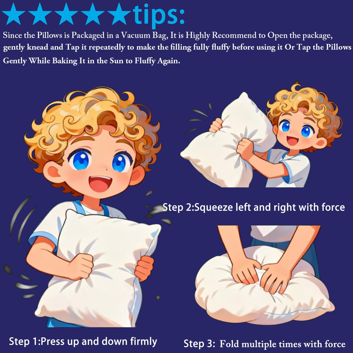 King Size Down Alternative Pillows Set of 2 I78595