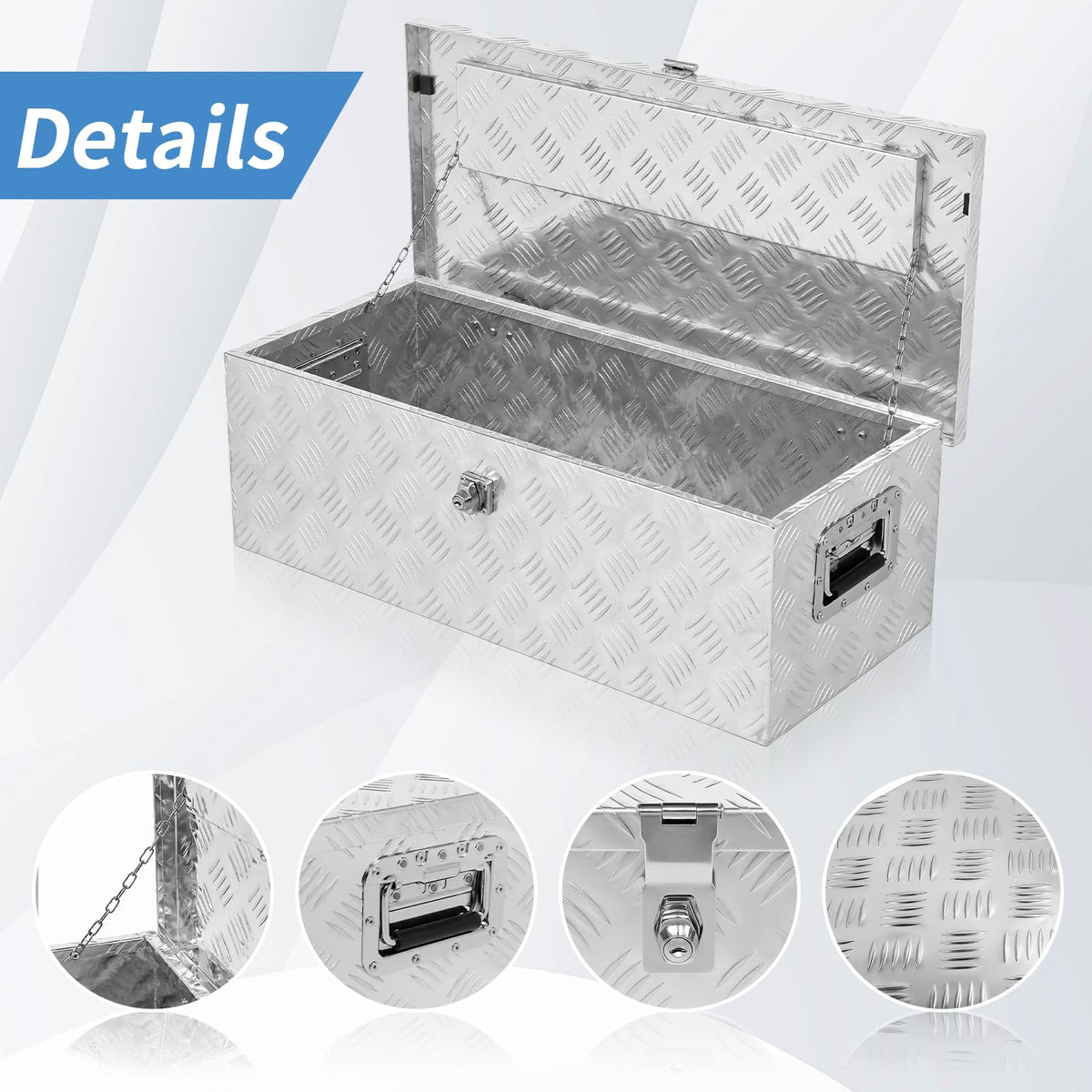 30 x 14 x 10 inch Aluminum Truck Tool Box L70183