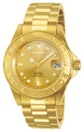 Gold Dial Stainless Steel Watch Q57034
