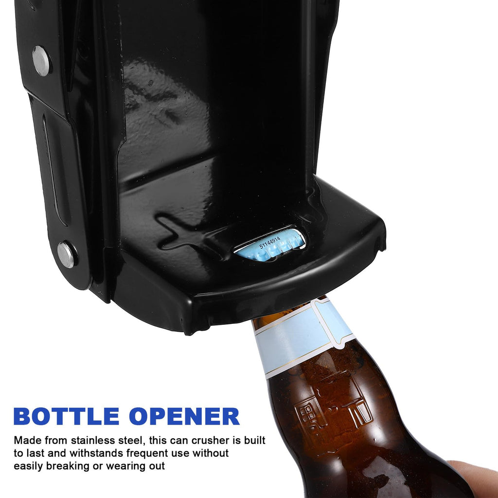 Wall Mounted Can Crusher with Folding Handle W661