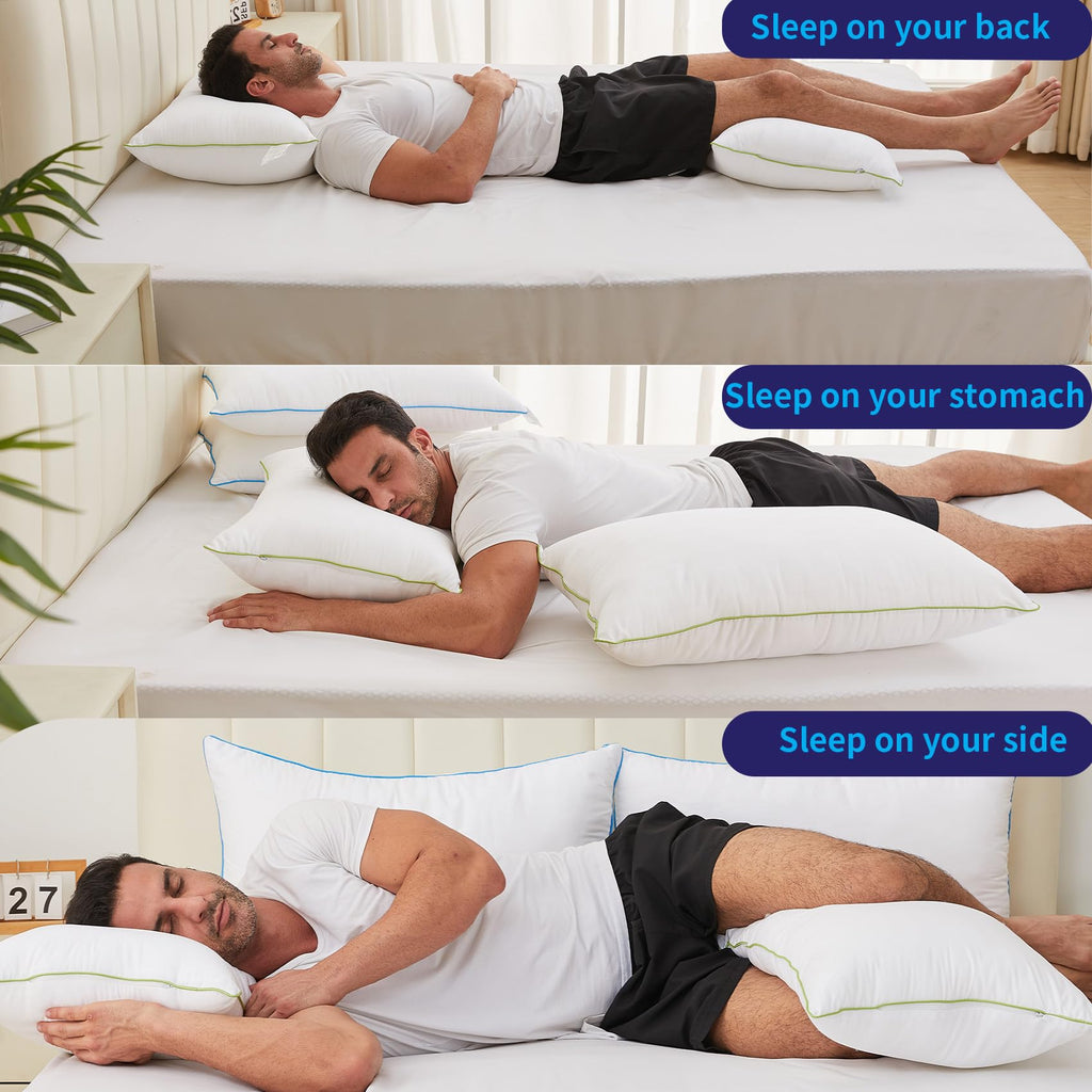 King Size Down Alternative Pillows Set of 2 I78595