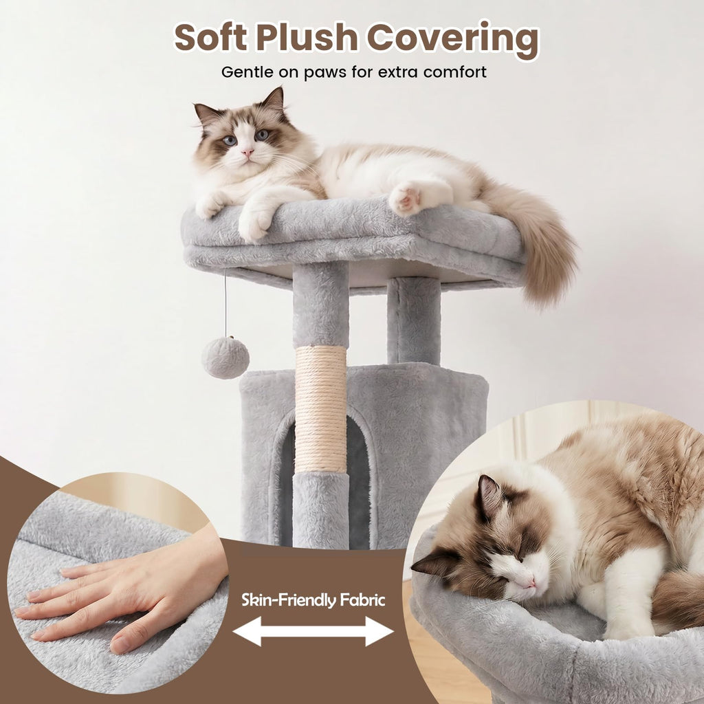 70 Inches Cat Tree with Ladder Z807207