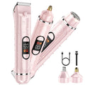 Waterproof Rechargeable Electric Razor with 2 Heads E121507