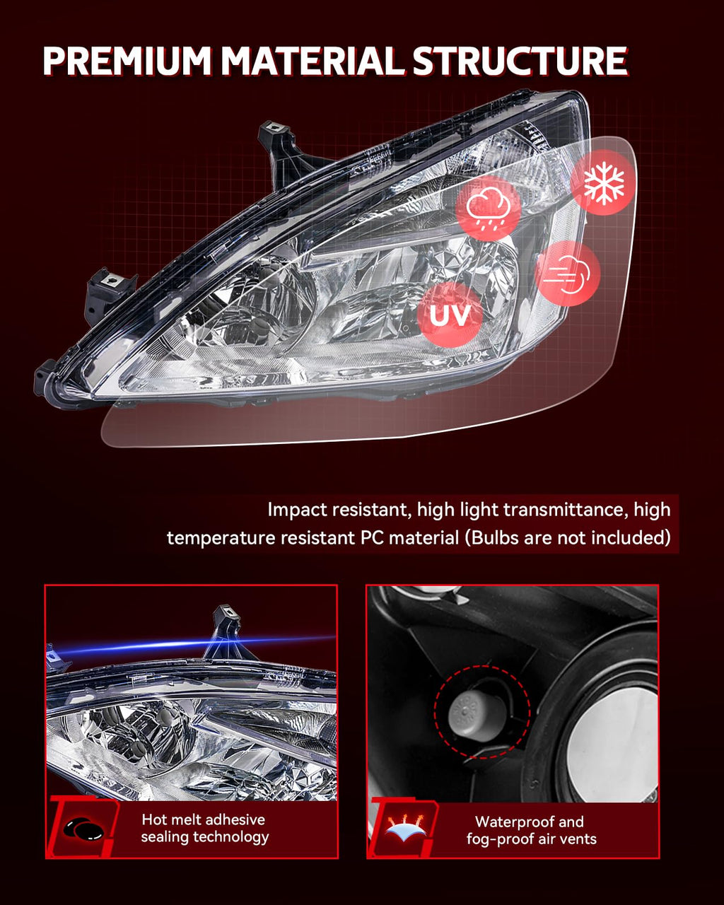 Headlights Assembly B3829