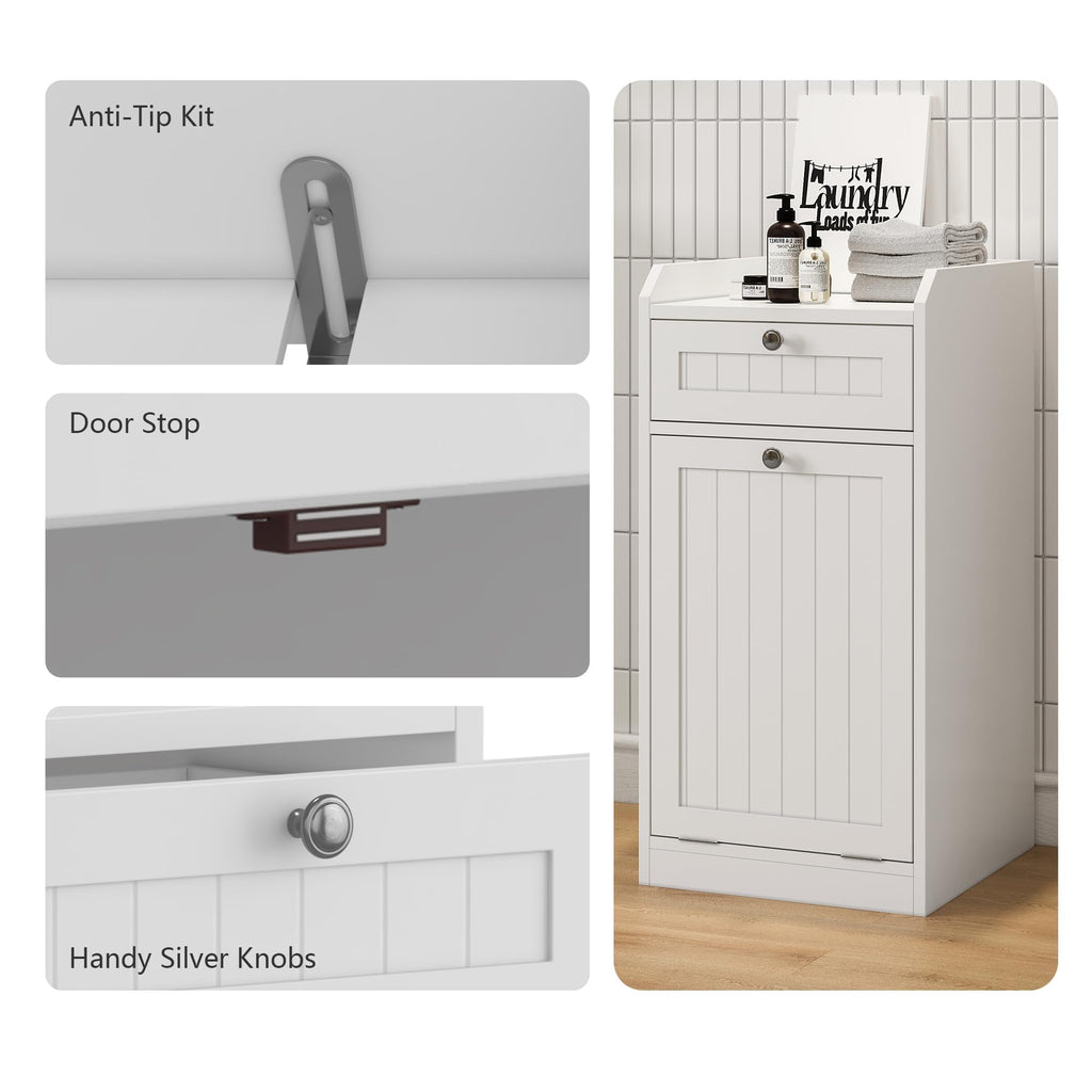 8 Gallon Double Tilt Out Trash Can Cabinet K6113