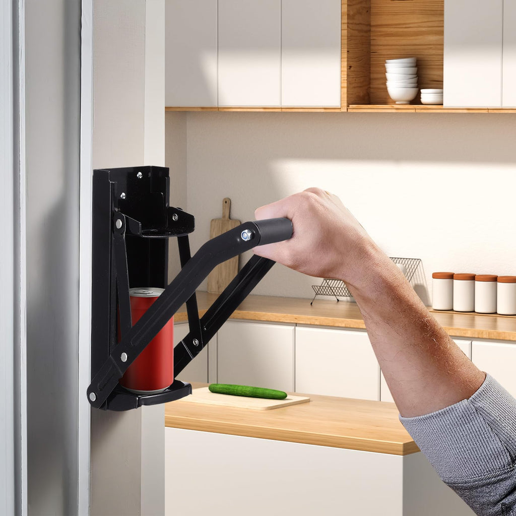 Wall Mounted Can Crusher with Folding Handle W661