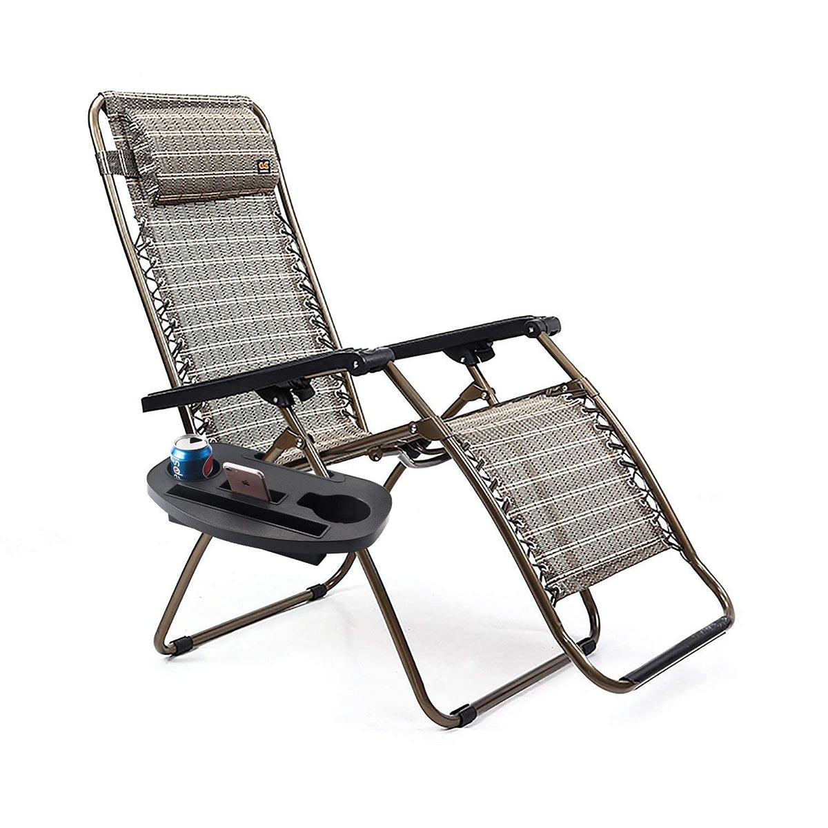 Zero Gravity Chair Tray 2 Pack Black F10261