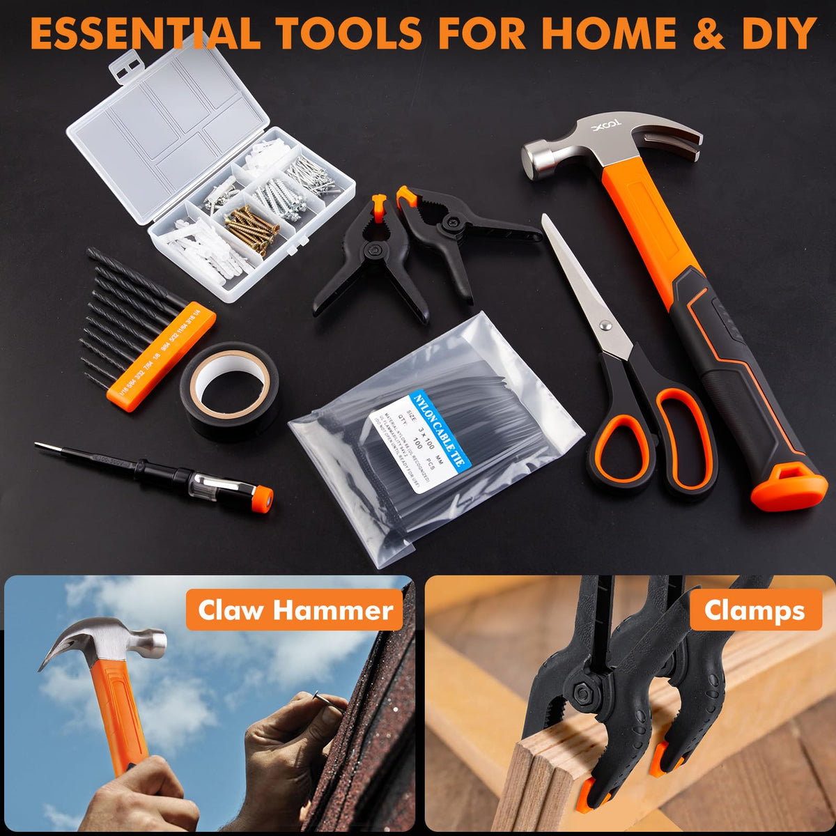 368 Piece Home Repair Tool Kit with Drawer Toolbox K7524