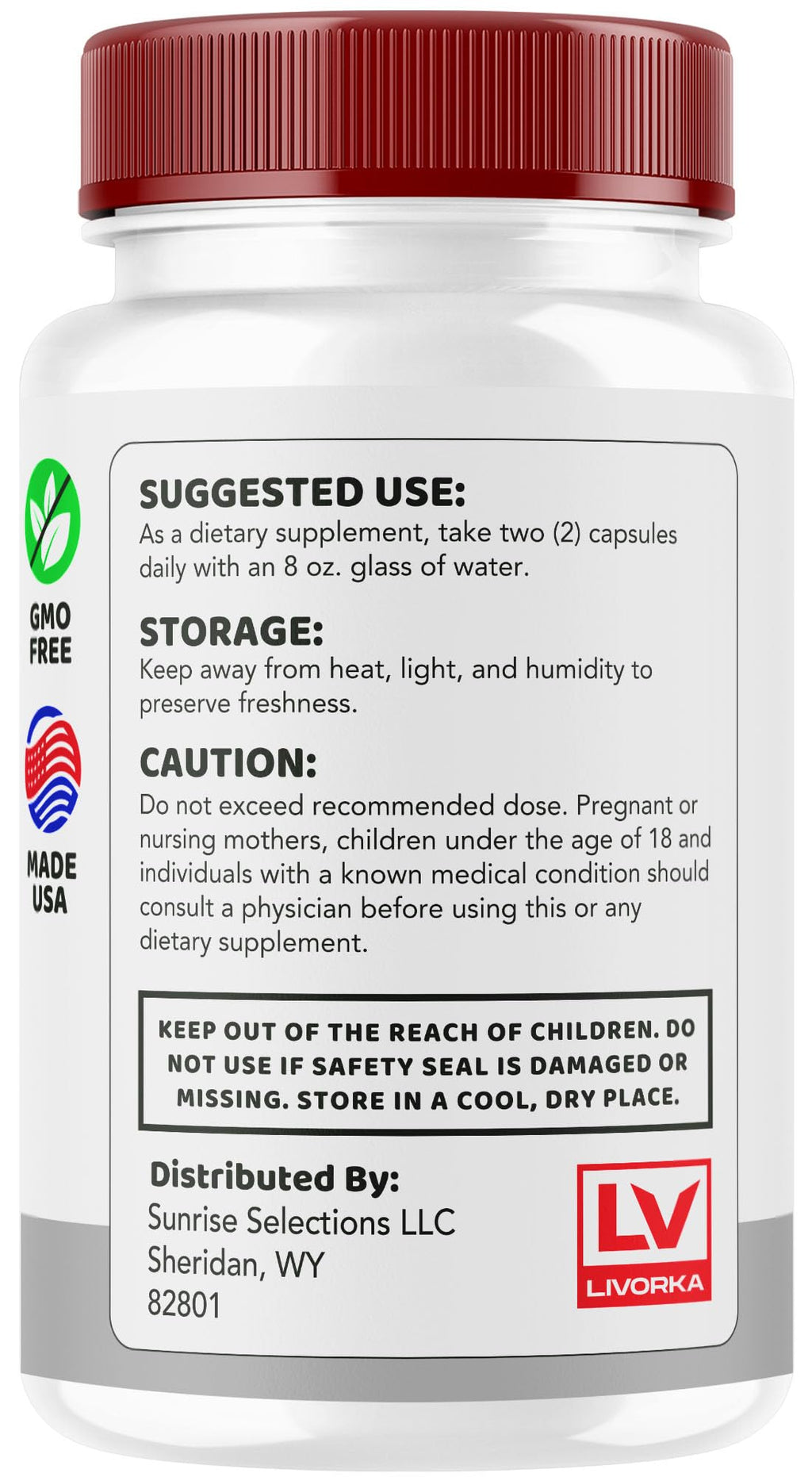 Health Flux Support Supplement Capsules 180 Capsules Q137