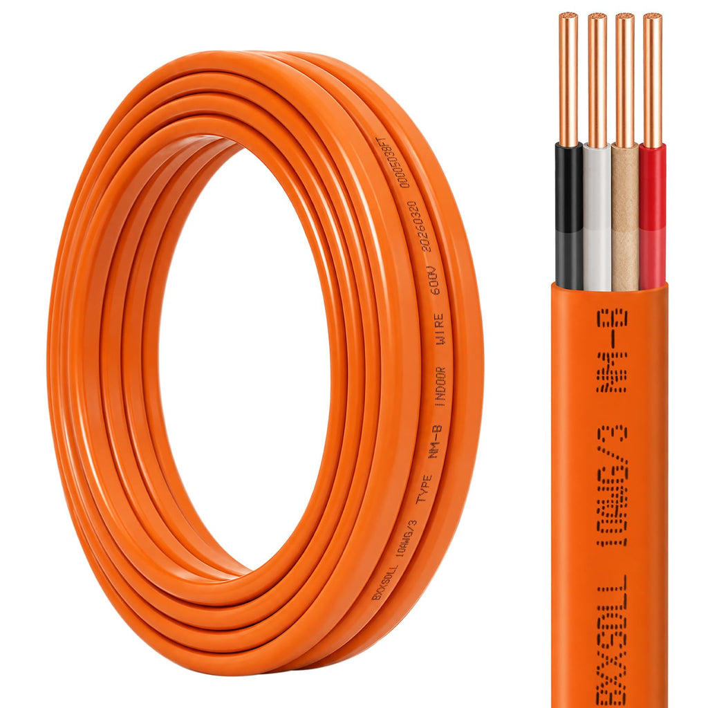 10/3 NM-B Electrical Wire with Ground F226