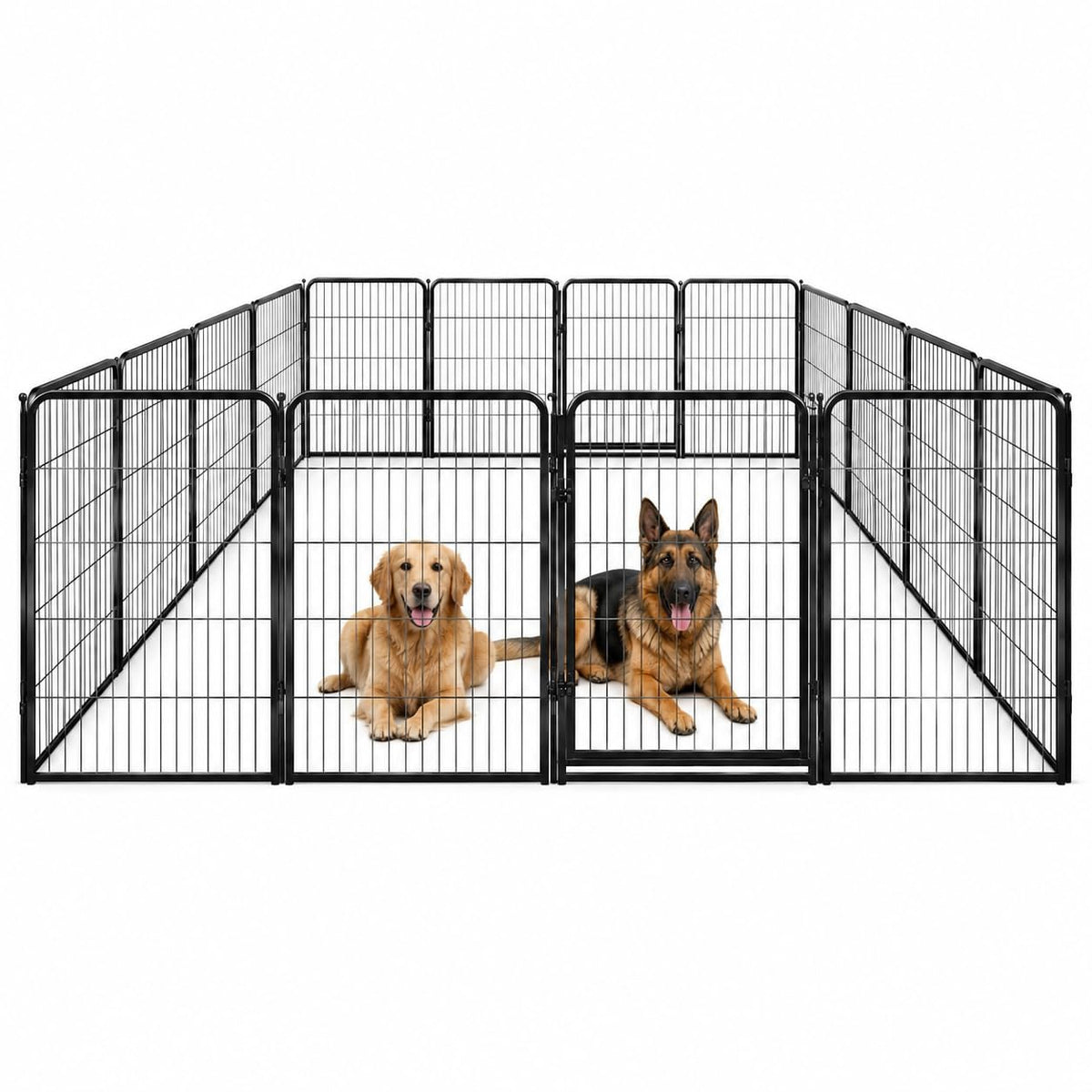 40'' 16 Panels Portable Dog Playpen T9672