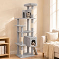 70 Inches Cat Tree with Ladder Z807207