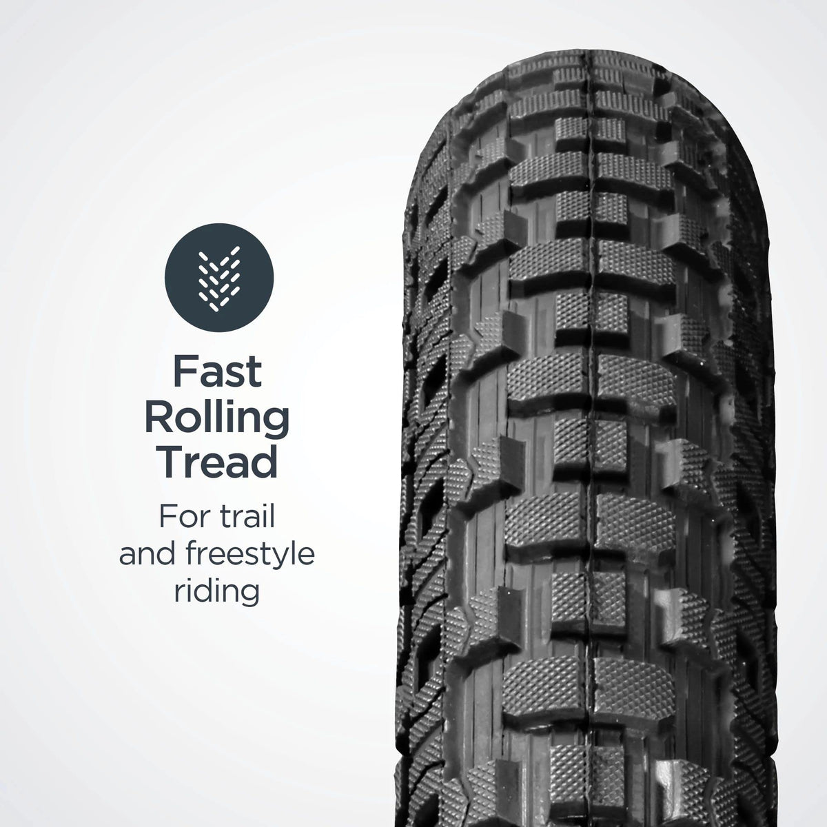 Black 20 x 2.12-Inch Bike Tire T16328