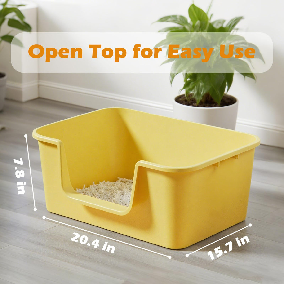 Low Entry High Sides Cat Litter Box R5812