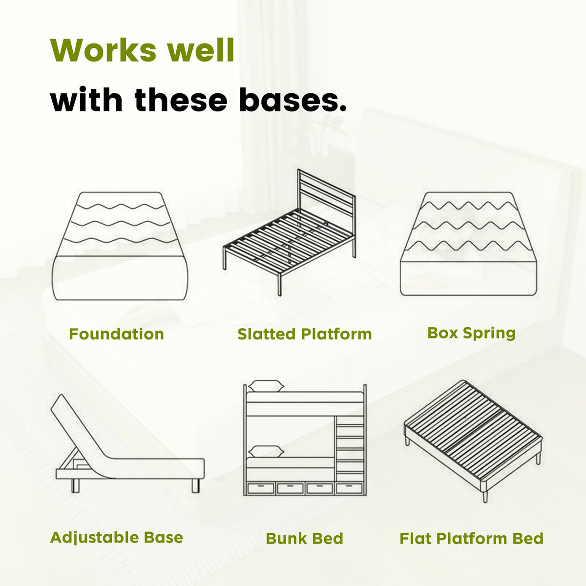 6 Inch Twin Memory Foam Mattress Q333