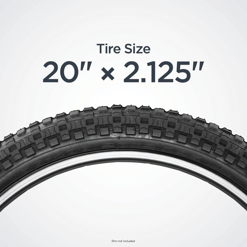Black 20 x 2.12-Inch Bike Tire T16328