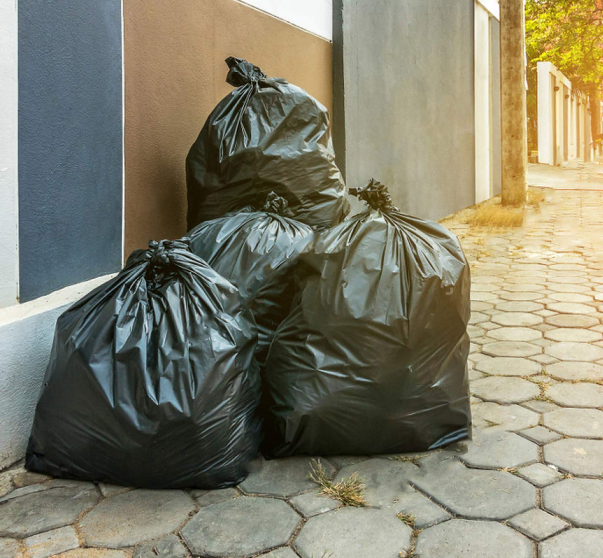 55 Gallon 3 Mil Heavy Duty Contractor Trash Bags Q315484