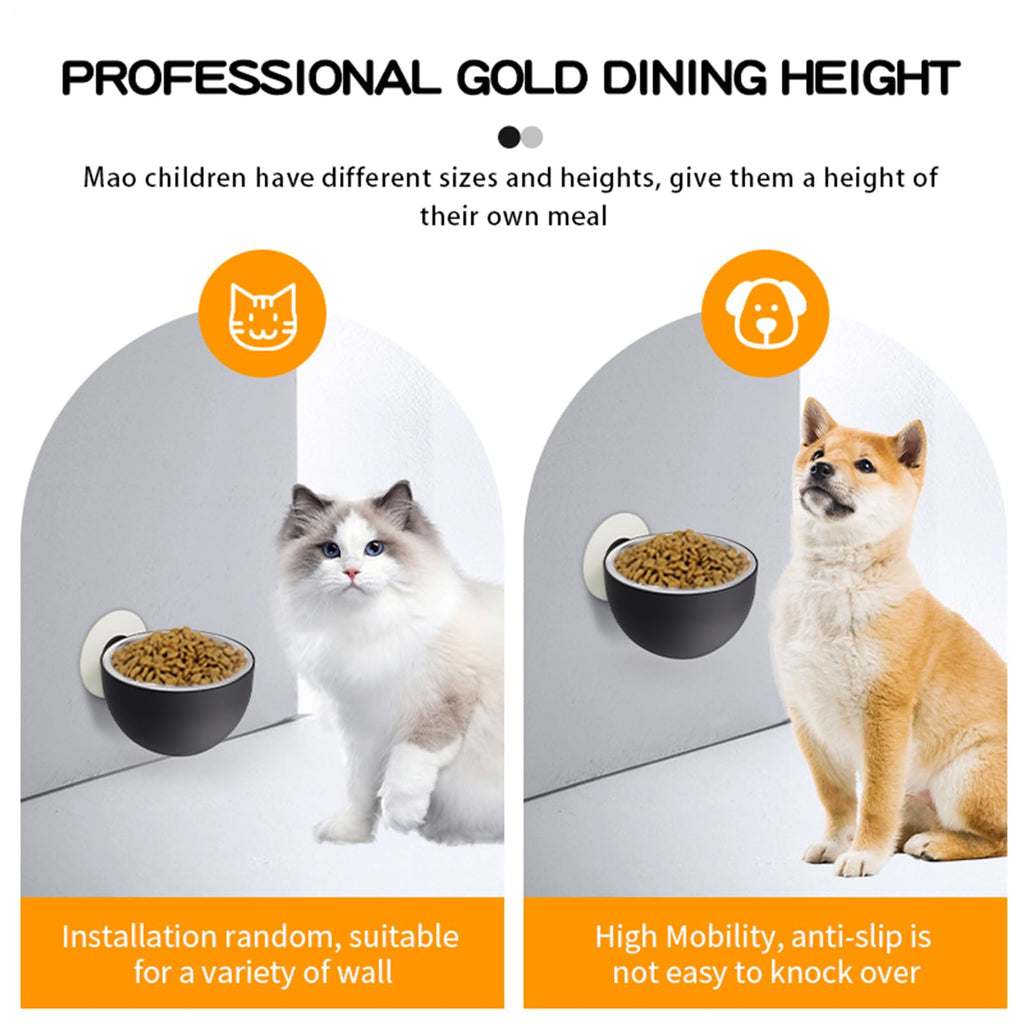 Wall Mounted Pet Bowls Dishwasher Safe Q8524