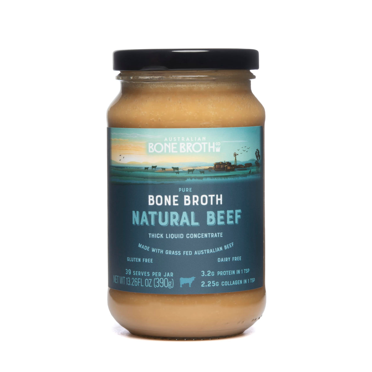 Natural Beef Bone Broth Concentrate 13.26 Floz A523