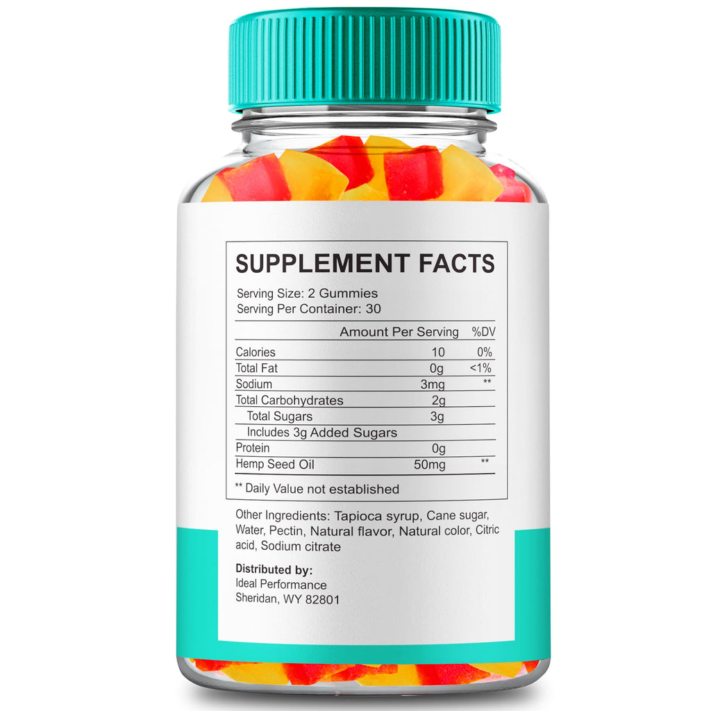 Hemp Gummies Maximum Strength All Natural (3 Pack) H838