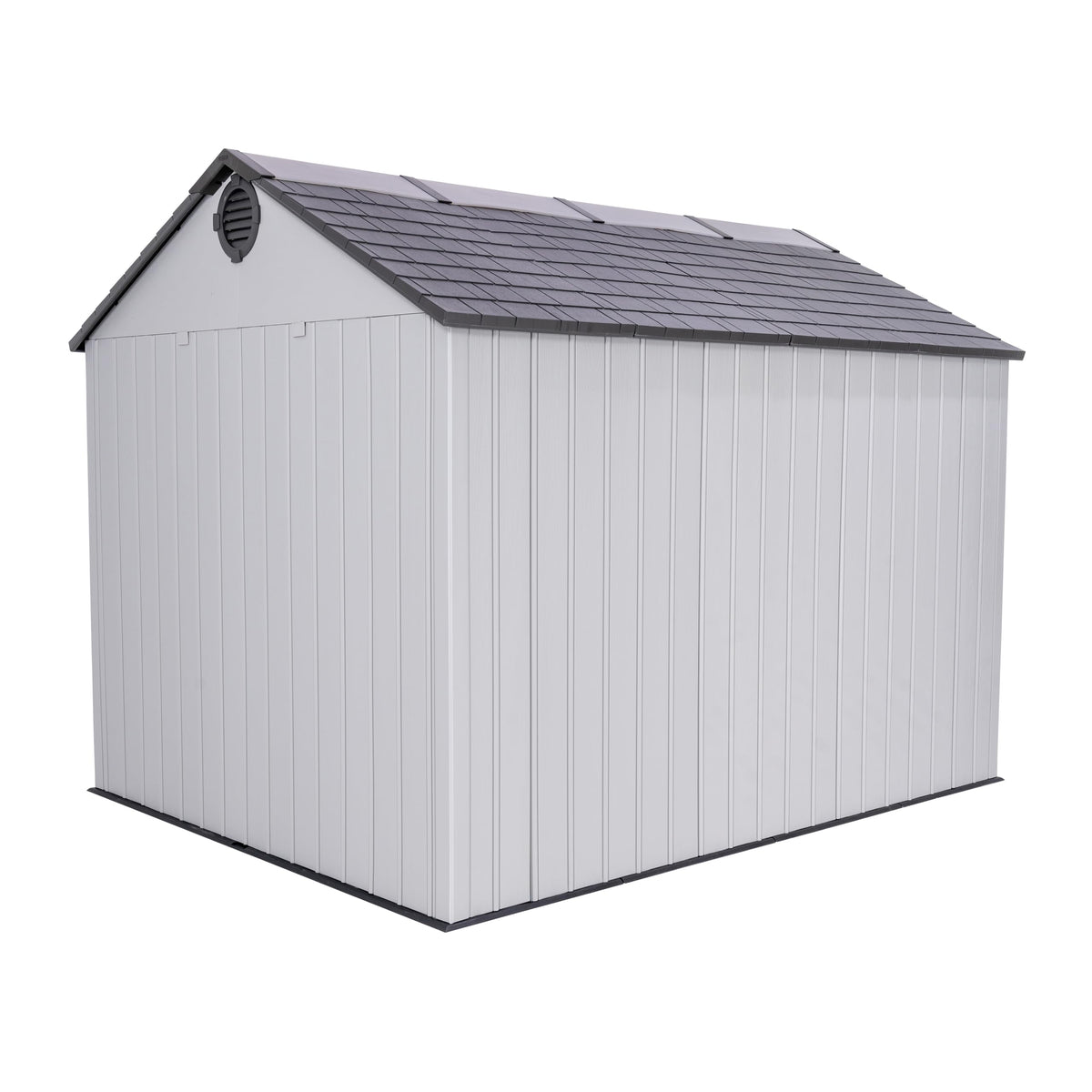 8x10 Ft Gray Resin Outdoor Storage Shed R2428
