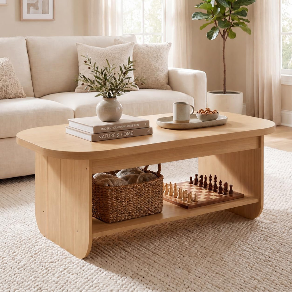 47” Oval Coffee Table L396