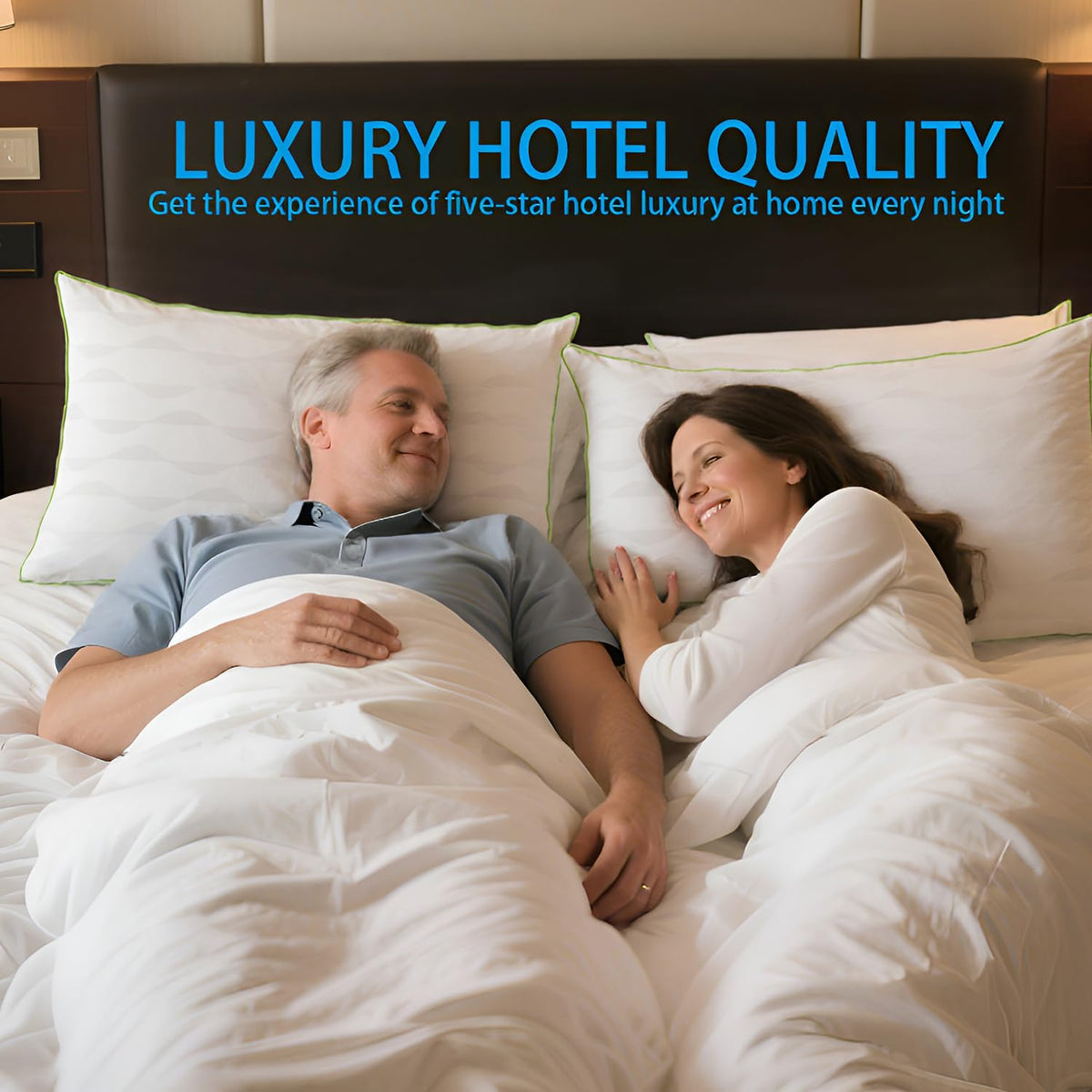 King Size Down Alternative Pillows Set of 2 I78595