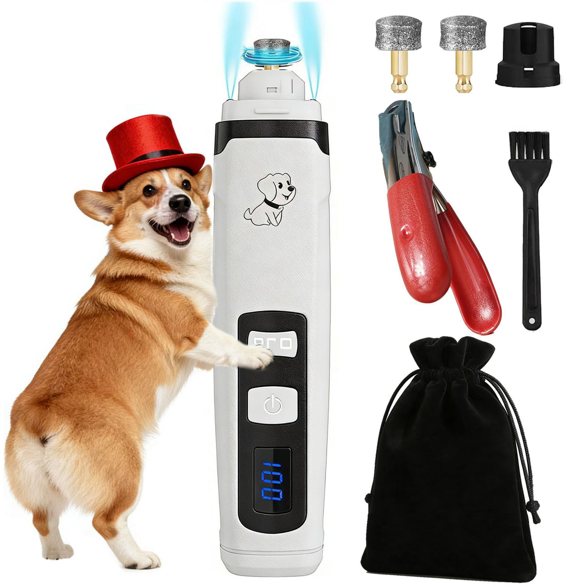 Dog Nail Clippers and Nail Grinder Set M1235