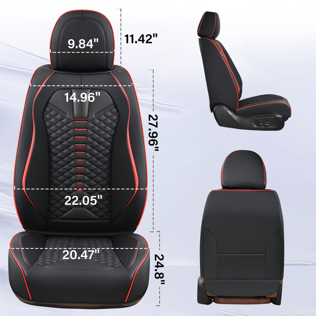 Waterproof Nappa Leather 5 Seats Car Seat Covers X649