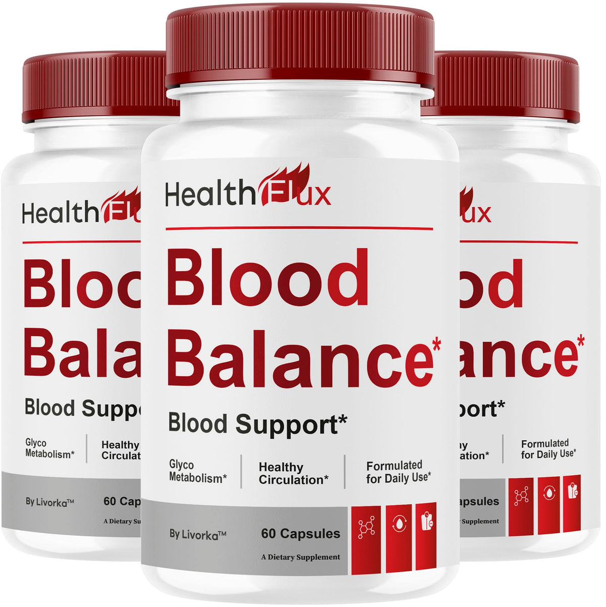 Health Flux Support Supplement Capsules 180 Capsules Q137