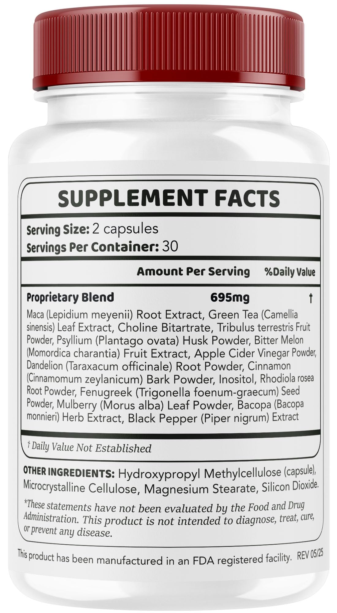 Health Flux Support Supplement Capsules 180 Capsules Q137