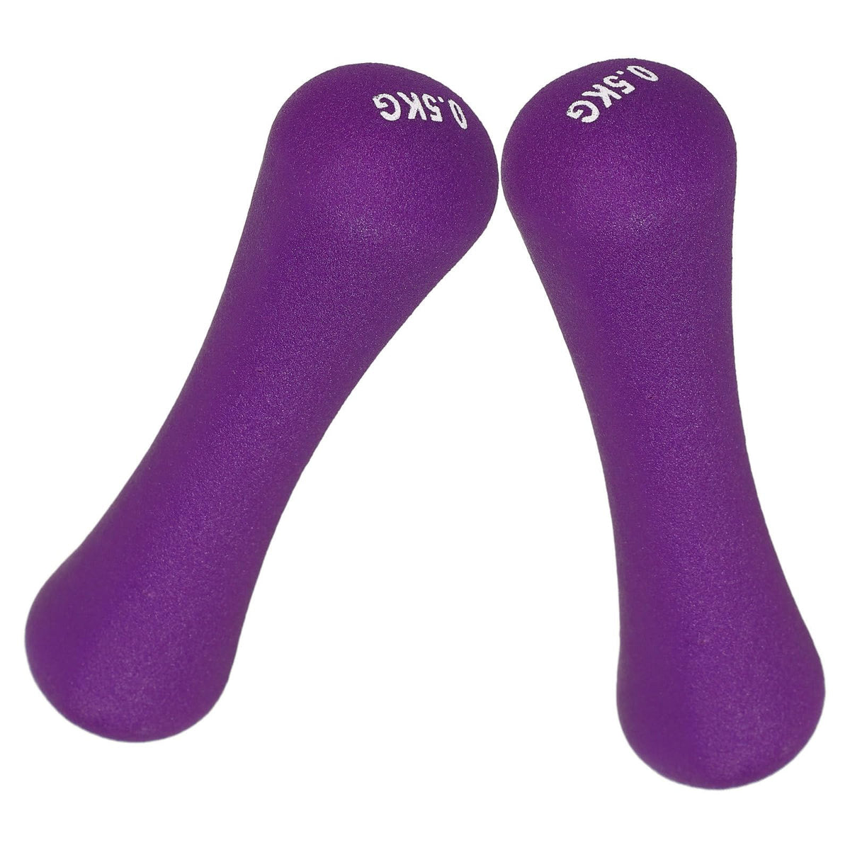 2pcs 0.5kg Neoprene Coated Bone-shaped Dumbbells D645748