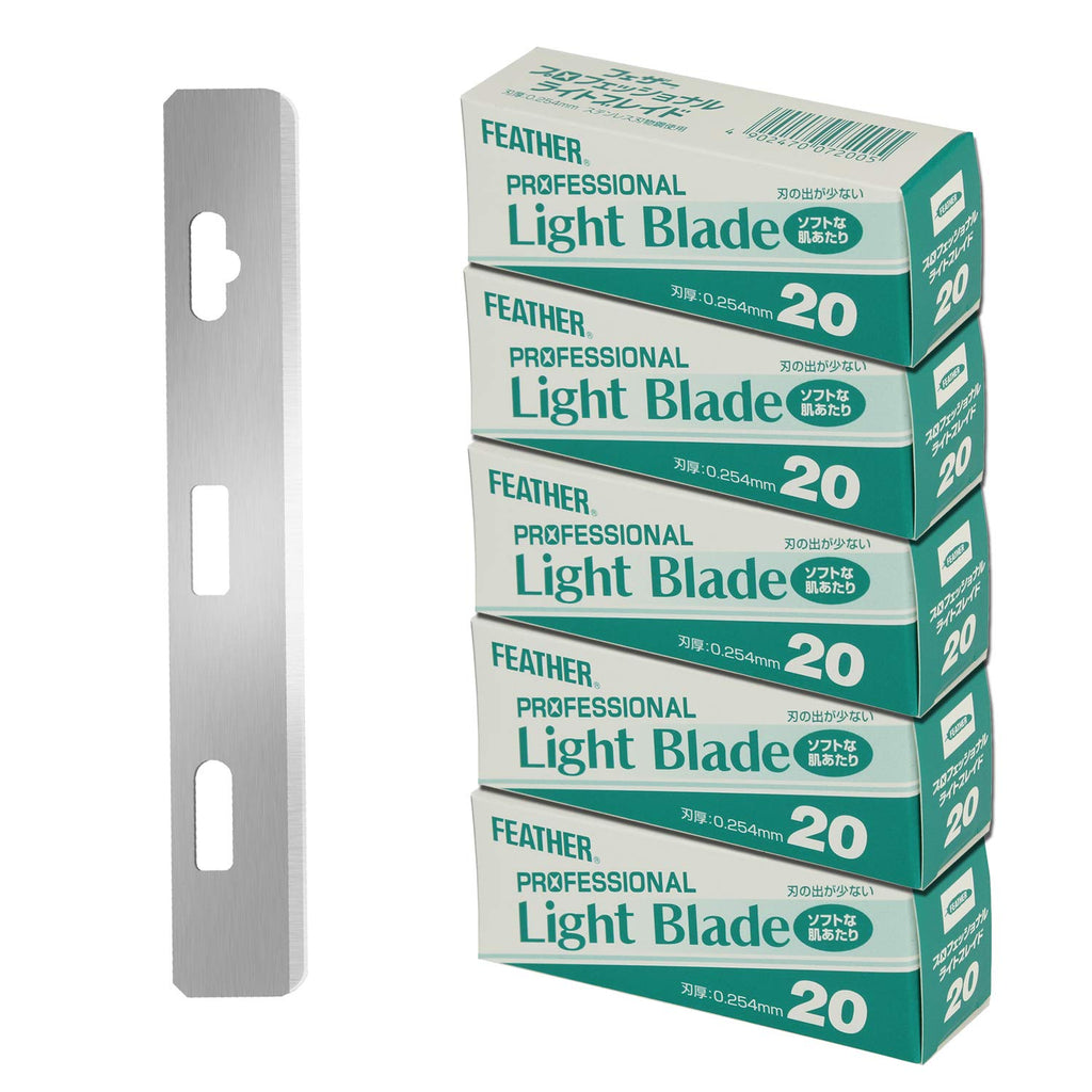 Single Straight Edge Razor Blade Refills, 5 Pack of 20 X676671