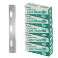 Single Straight Edge Razor Blade Refills, 5 Pack of 20 X676671