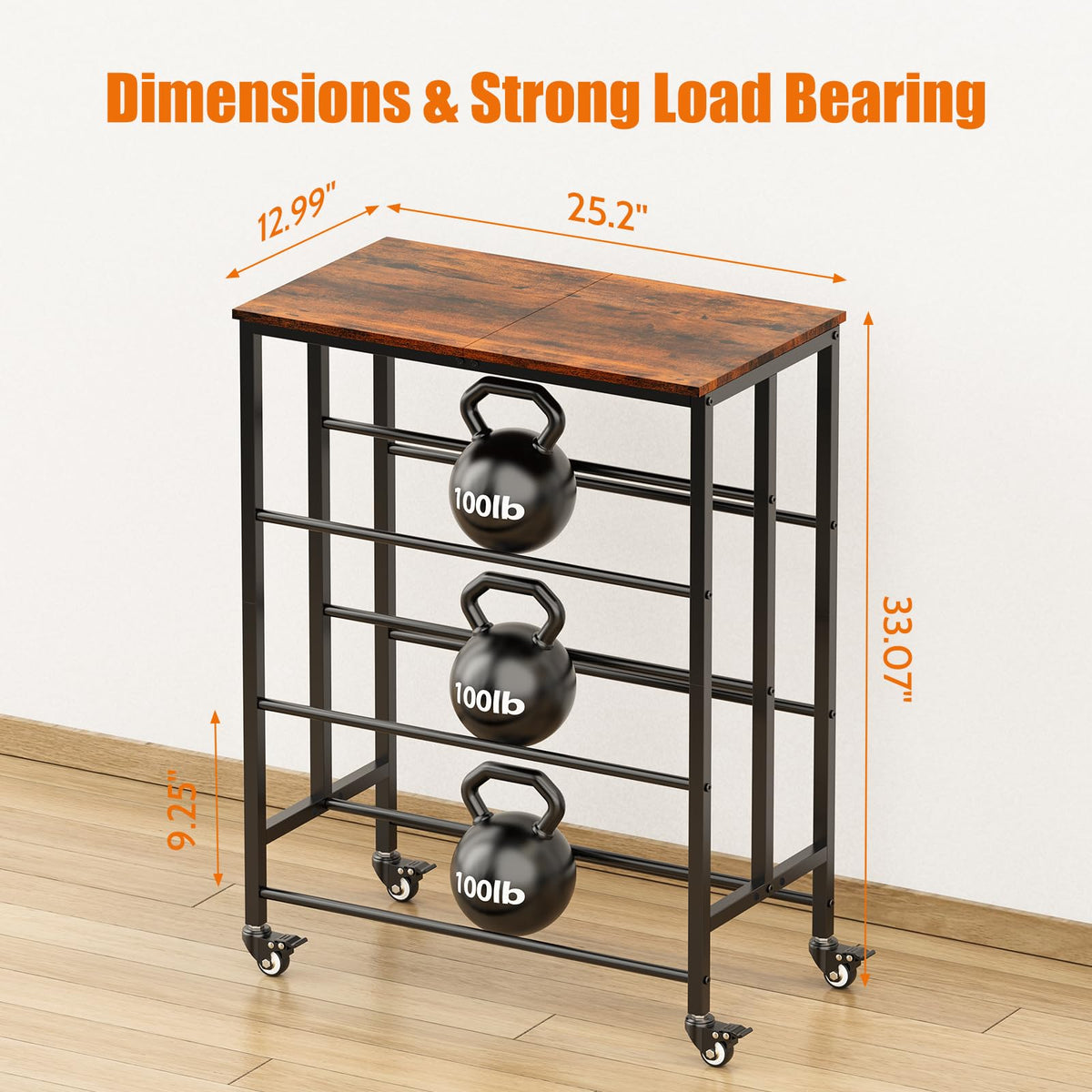 3D Printer Filament Storage Rack Cart V42007
