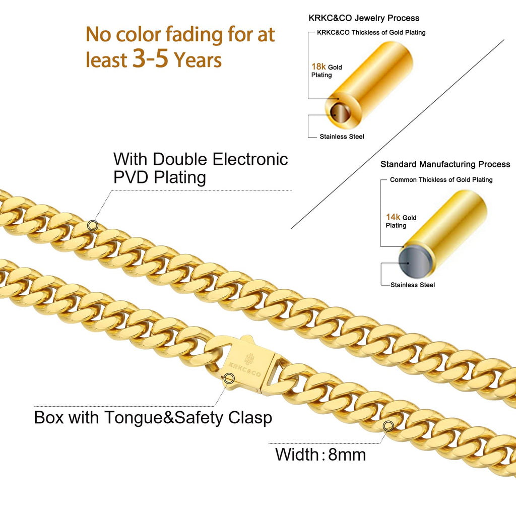Gold Chain Necklace Z157