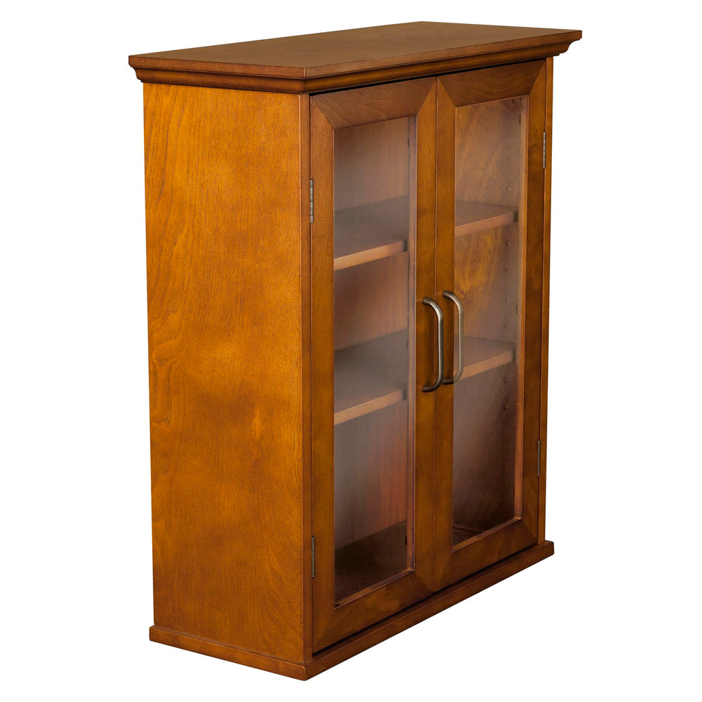 Wooden Over The Toilet Bathroom Medicine Cabinet with 2 Adjustable Shelves R1934